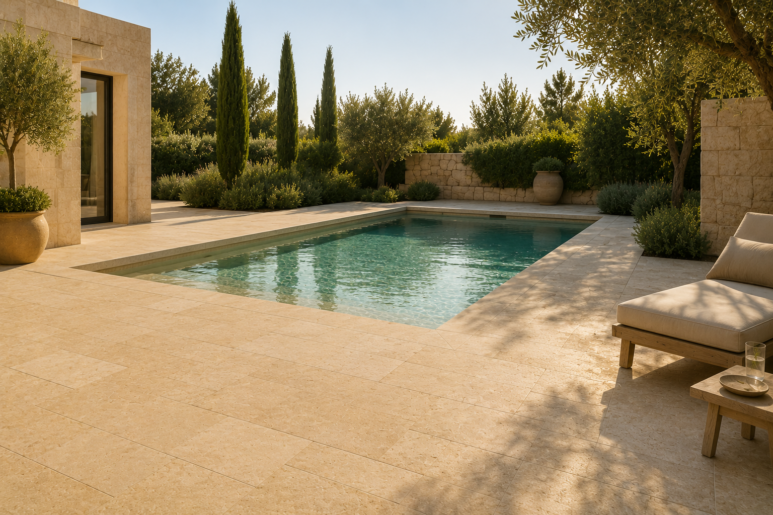 Pierre d’Égypte piscine