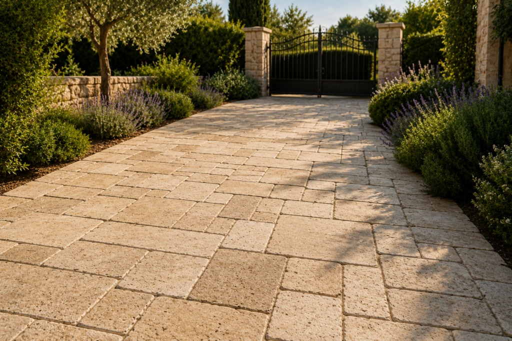 Travertin 15x30x3cm 1er choix rustic mix
